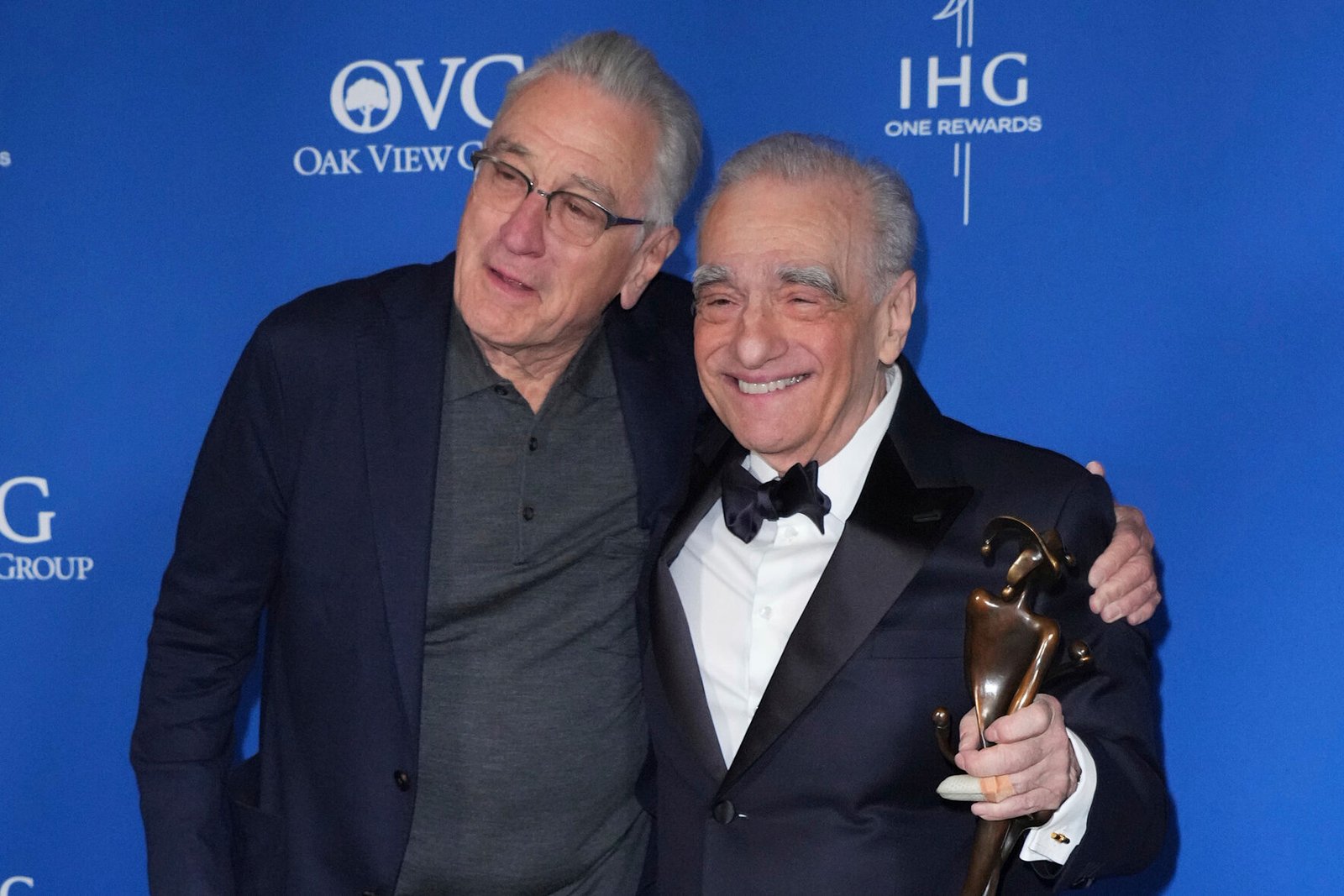 Robert Di Niro (L) and his long-time collaborator, Martin Scorcese (R) 
