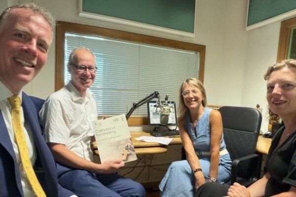 Matt Parkes, John Green and Suzanne Wheeler at Vatican Radio