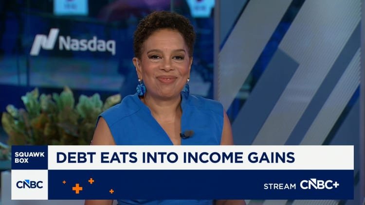 Debt eats into income gains: Here's what to know