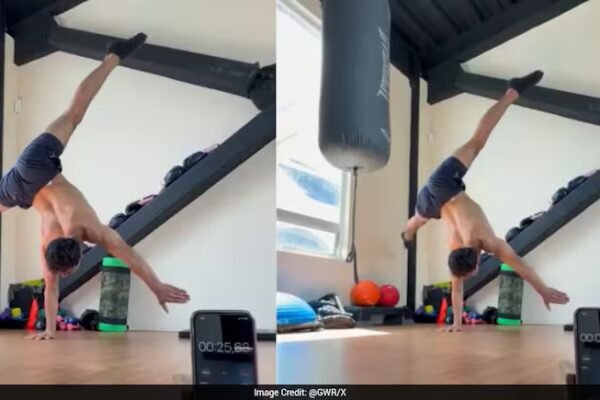 Colombian Man Sets World Record For Longest Single-Arm Handstand