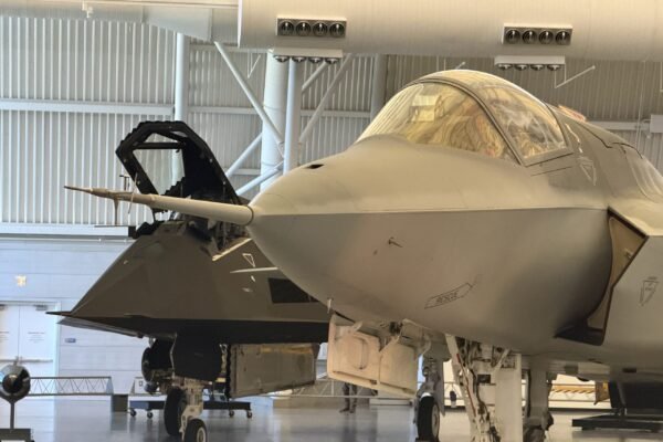 F-35 and F-117 side by side. 19FortyFive Smithsonian Visit Photos.