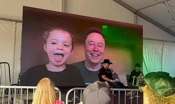 Elon Musk's daughter, Azure makes. a playful appearance in the midst of a serious livestream