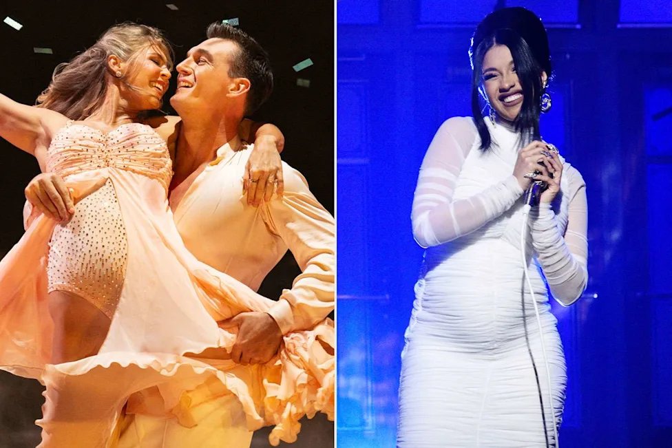 Tyler Cameron and Tate Madden on 'Dancing with the Stars' in 2026; Cardi B on 'Saturday Night Live' in 2018Credit: Disney/Eric McCandless/Getty; Will Heath/NBCU Photo Bank/NBCUniversal/Getty
