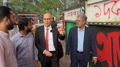 Volker Türk, director of the Office of the United Nations High Commissioner for Human Rights, during his visit to Bangladesh in 2024.